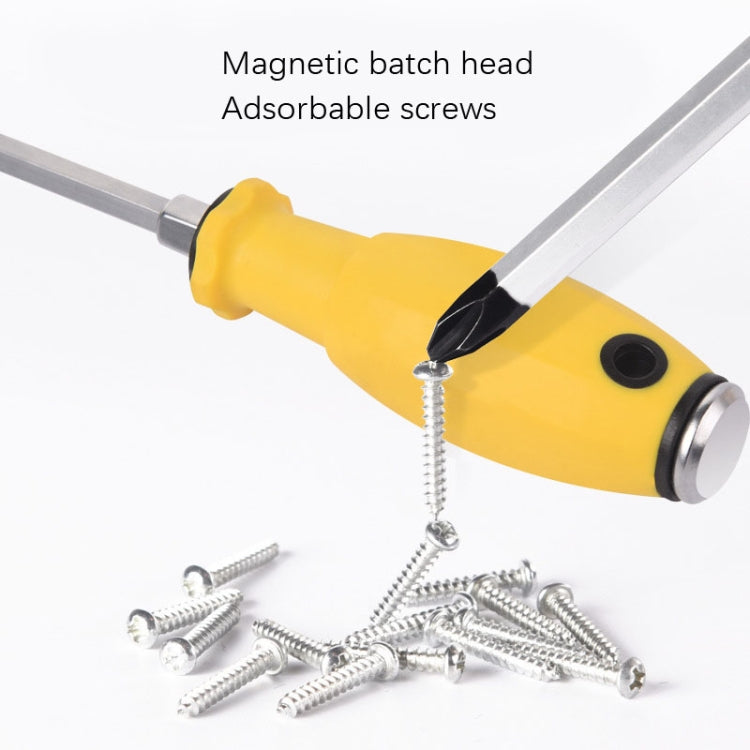3 PCS Chrome Vanadium Steel Percussion Screwdriver, Specification: 6.3x200mm 4inch Phillips