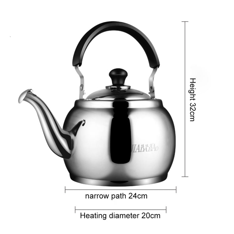 Stainless Steel Kettle Extra Thick Whistle Burning Kettle Home Teapot Large Capacity