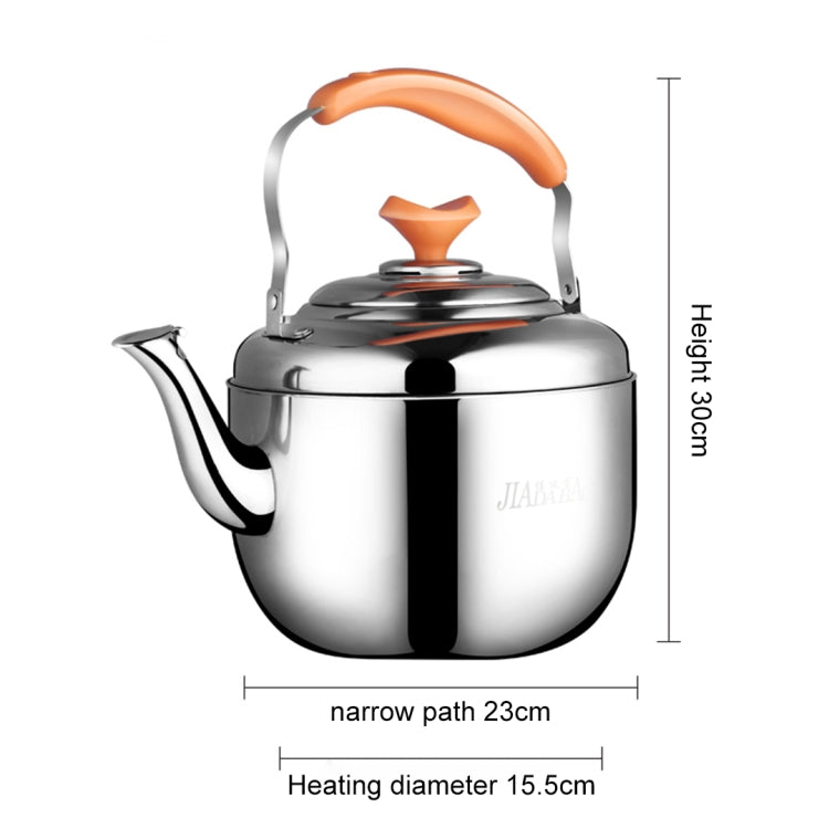 Stainless Steel Kettle Extra Thick Whistle Burning Kettle Home Teapot Large Capacity