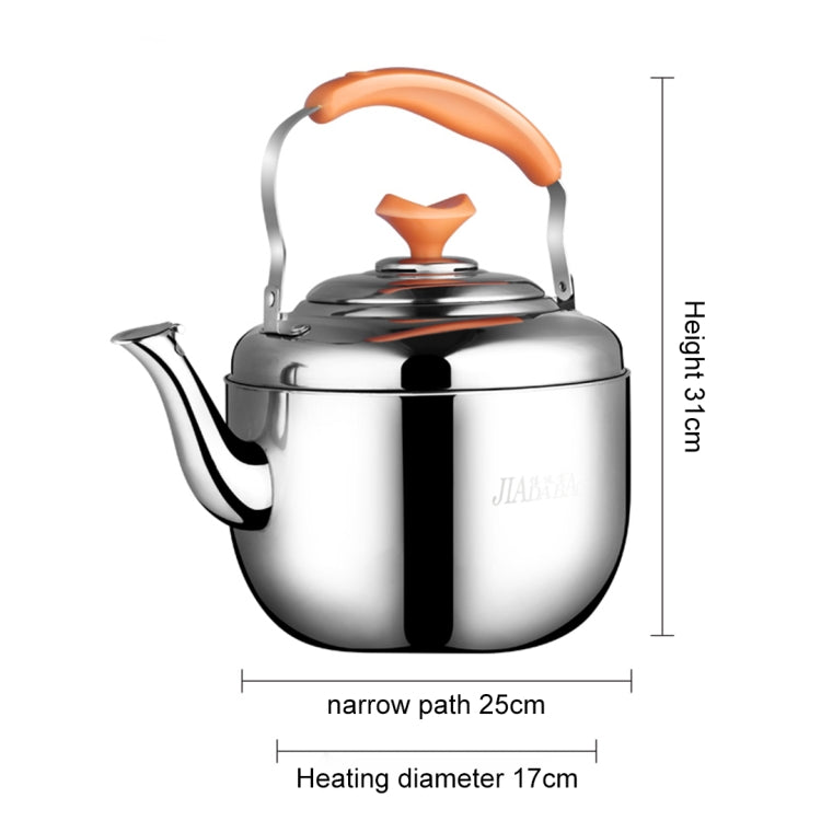 Stainless Steel Kettle Extra Thick Whistle Burning Kettle Home Teapot Large Capacity