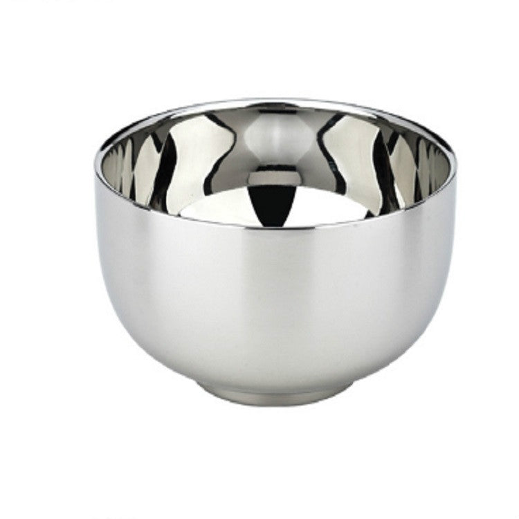 Stainless Steel Double-layer Vacuum Insulation Anti-scalding Bowl, Diameter: 11.5cm
