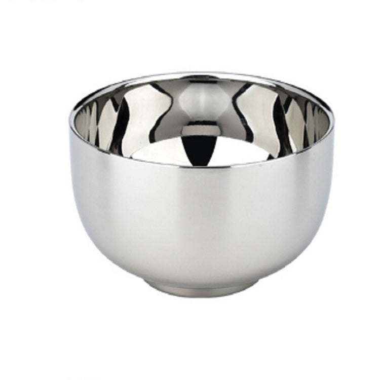 Stainless Steel Double-layer Vacuum Insulation Anti-scalding Bowl, Diameter: 13cm