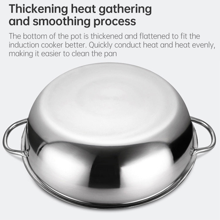Stainless Steel Hot Pot Pot Home Double Bottom Soup Pot Multi-function Cooking Pot