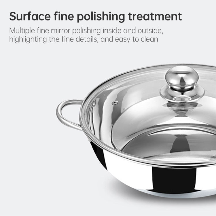 Stainless Steel Hot Pot Pot Home Double Bottom Soup Pot Multi-function Cooking Pot