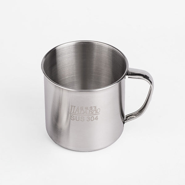 5 PCS Extra Thick 304 Stainless Steel Cup Children's Mouth Cup with Handle Cover Household adult Drinking Water Cup 7cm without cover