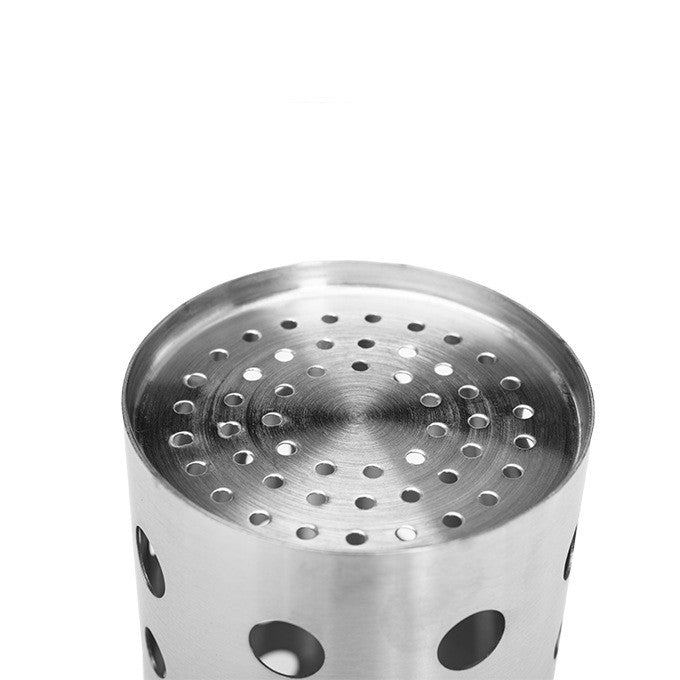 Stainless Steel Chopsticks Tube Yarn Light Moldproof Drain Storage Chopsticks Cage