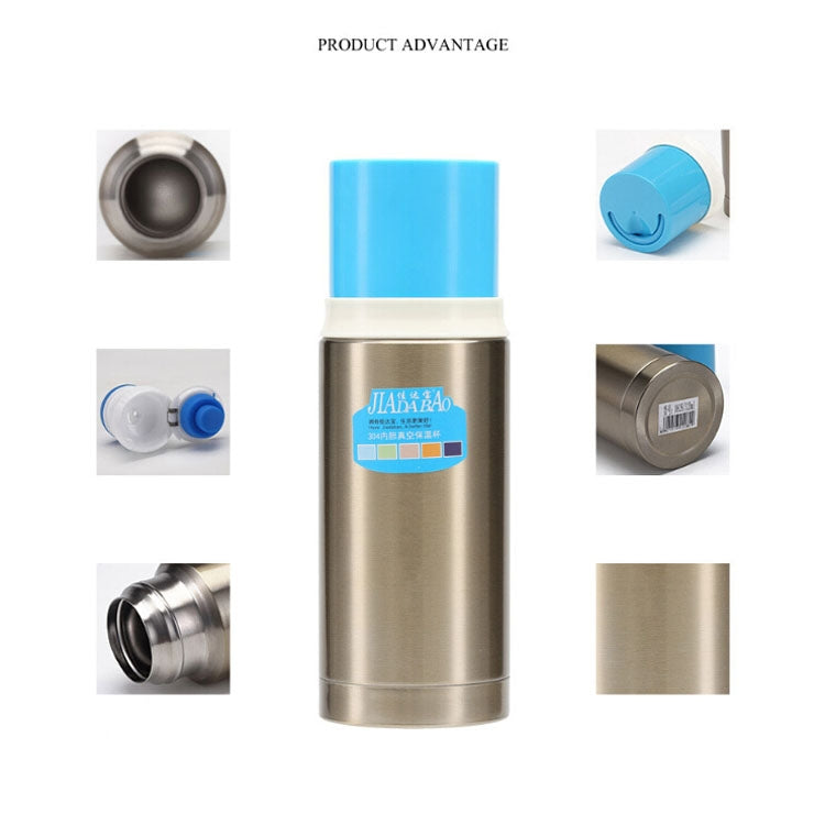 Portable Car Student Child Business Tea Insulation Cold Stainless Steel Vacuum Flask, Capacity: 300-400ml
