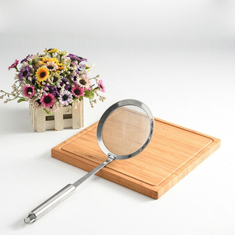 Stainless Steel Fruit Juice Soy Milk Oil Case Hot Pot Flour Dregs Filter Grease Leak, Specification: 12cm
