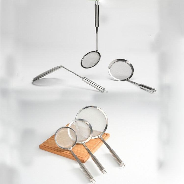 Stainless Steel Fruit Juice Soy Milk Oil Case Hot Pot Flour Dregs Filter Grease Leak, Specification: 16cm
