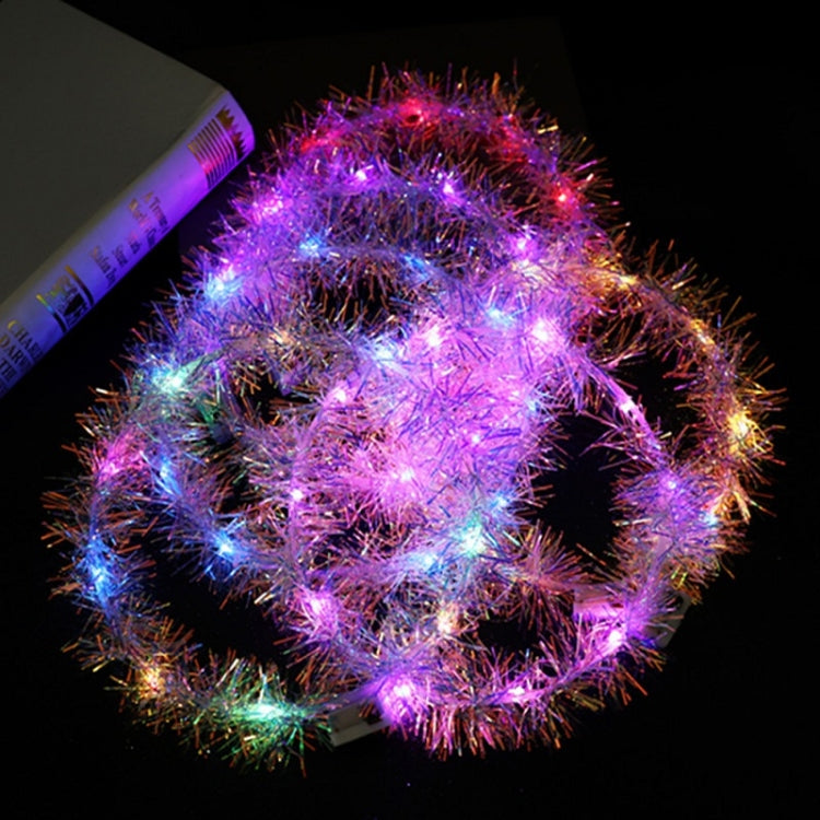 3 PCS  LED Light Glowing Flower Head Ring for Children Outdoor Evening Party