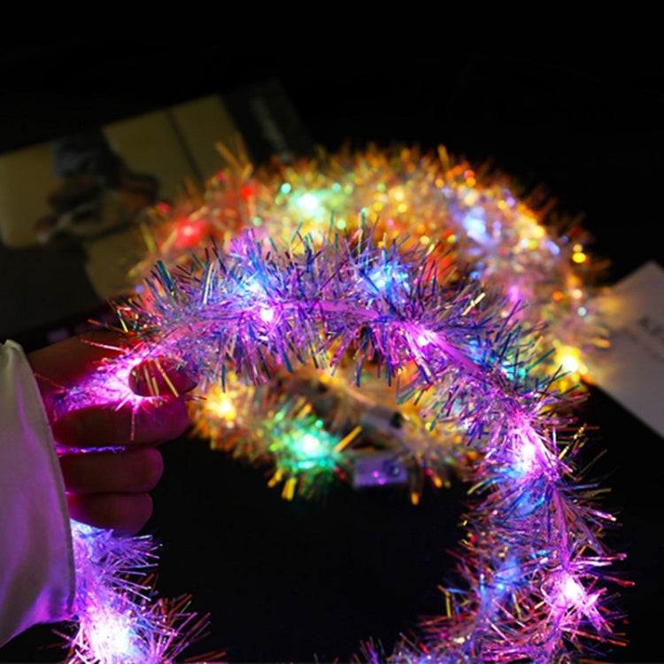 3 PCS  LED Light Glowing Flower Head Ring for Children Outdoor Evening Party