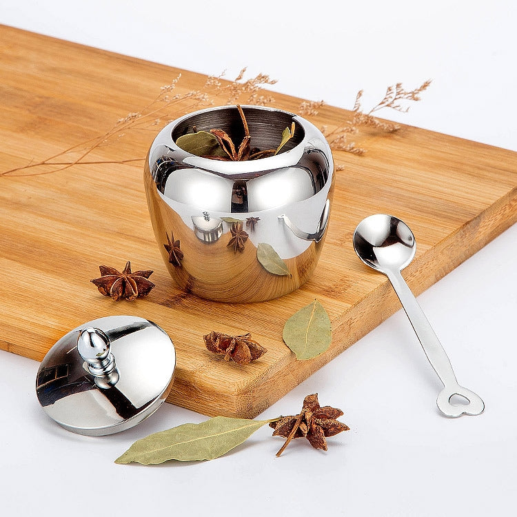 Stainless Steel Seasoning Tank 304 Seasoning Box Creative Flavoring Jar Gift