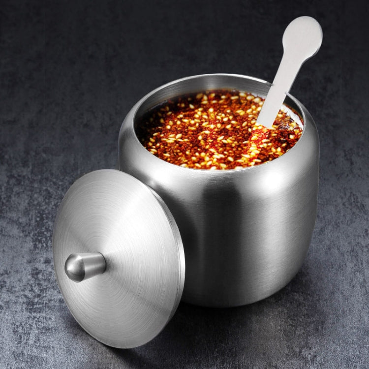 304 Stainless Steel Seasoning Jar Set Kitchen Seasoning Box Tank