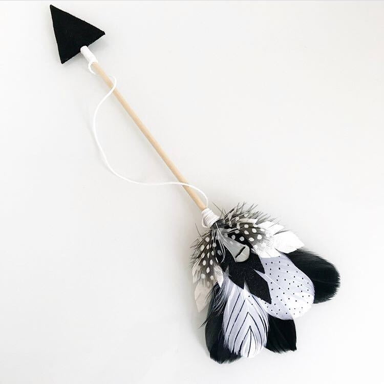 Wooden Arrow Feather Pendant Game Tent Decoration