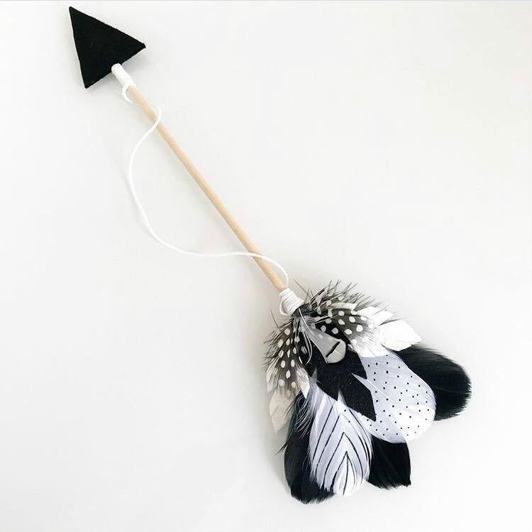 Wooden Arrow Feather Pendant Game Tent Decoration