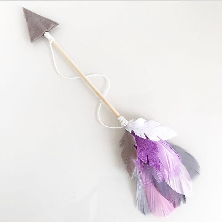 Wooden Arrow Feather Pendant Game Tent Decoration