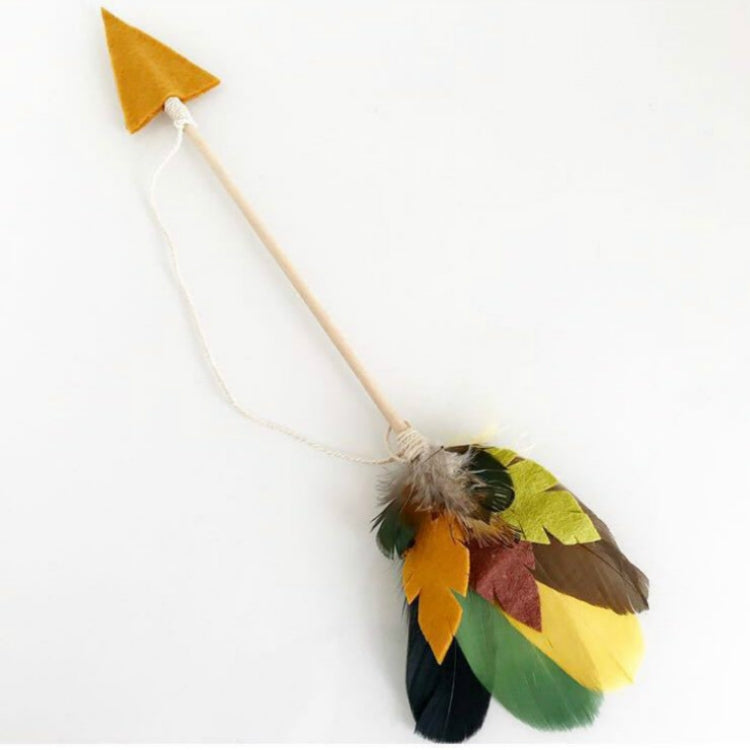 Wooden Arrow Feather Pendant Game Tent Decoration