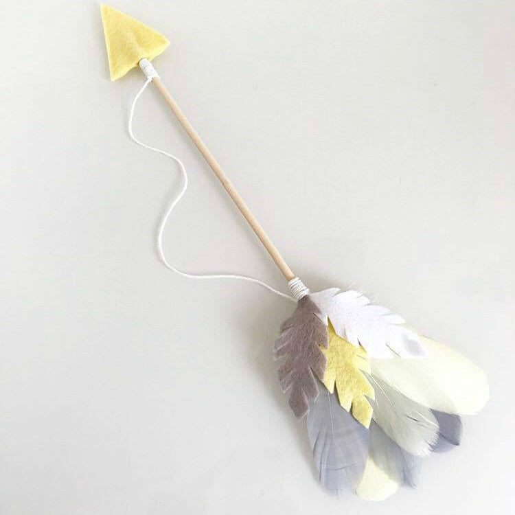 Wooden Arrow Feather Pendant Game Tent Decoration