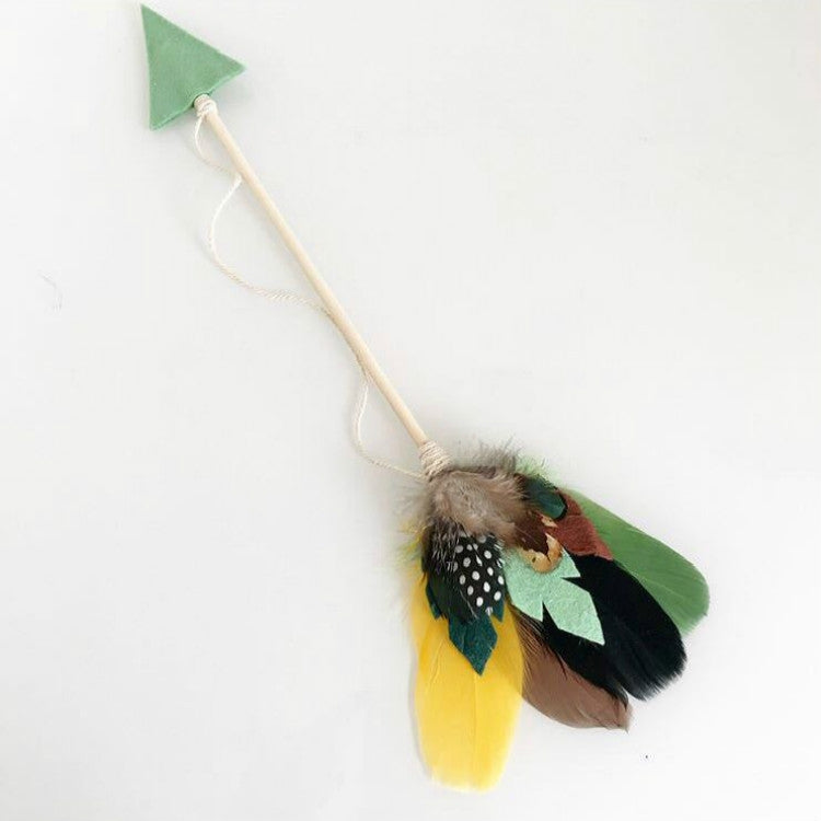 Wooden Arrow Feather Pendant Game Tent Decoration