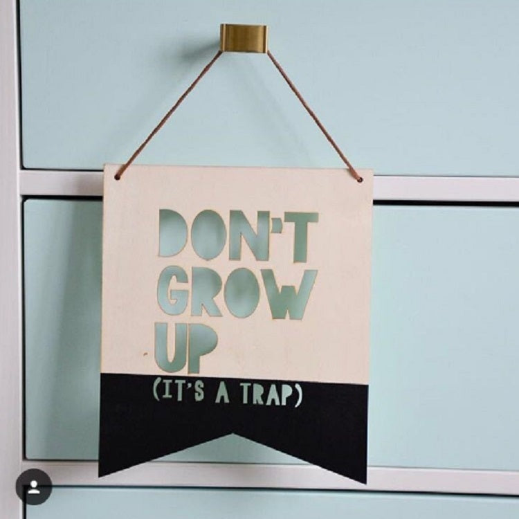Home Inspirational Indications Wood Chips Listing Wall Decoration Children Room Photography Props