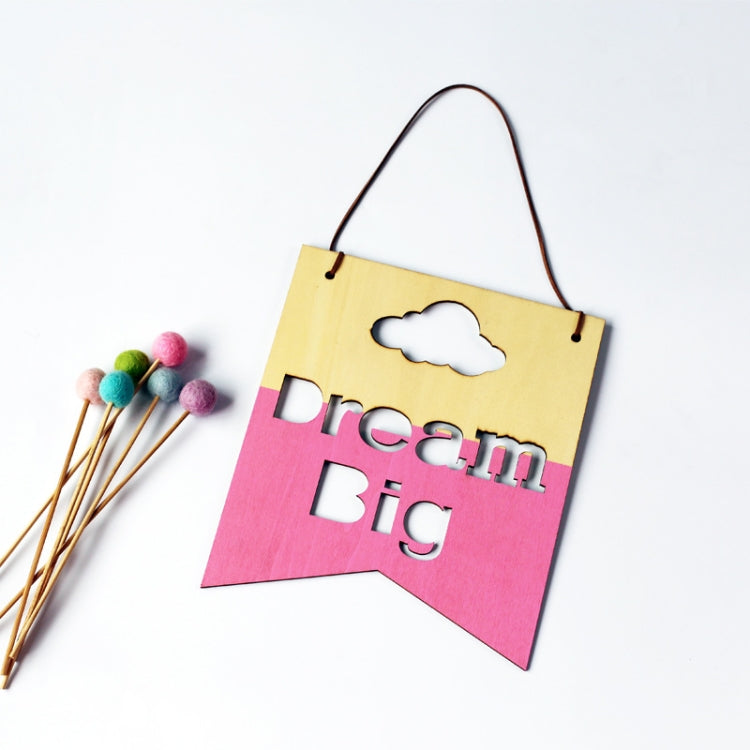 Home Inspirational Indications Wood Chips Listing Wall Decoration Children Room Photography Props