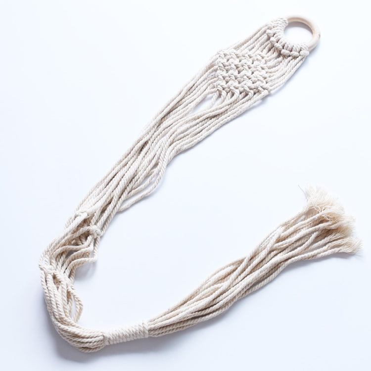 Home Bohemian Style Weaving Suspension Flower Pot Holder