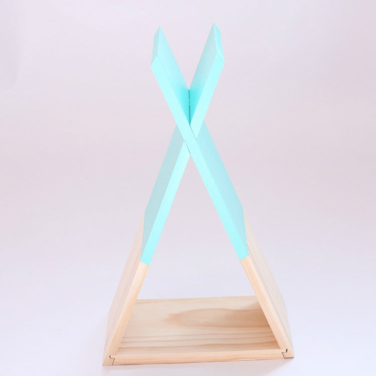 Wooden Tent Partition Rack Children Room Model Room Wall Decoration