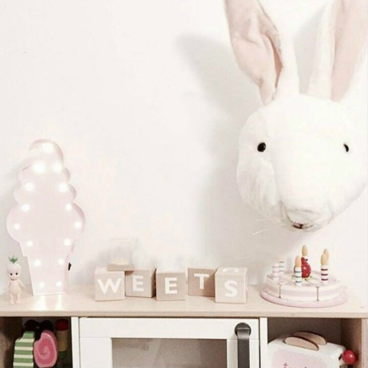 Wrought Iron Ice Cream LED Night Light Children Room Children Clothing Store Creative Design
