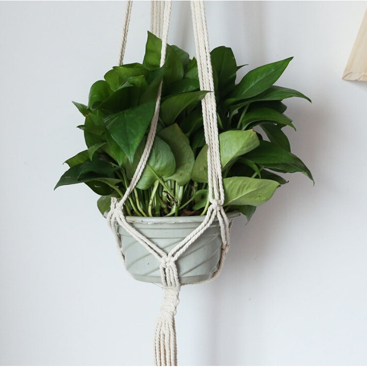 Bohemian Woven Hanging Basket Home Pot Rack Ornaments(E)