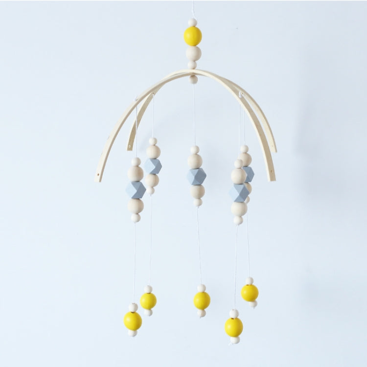 Home Wooden Beads Wind Chime Bed Bell Children's Room Decoration Bed Account with Photography Props