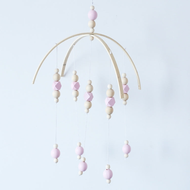 Home Wooden Beads Wind Chime Bed Bell Children's Room Decoration Bed Account with Photography Props
