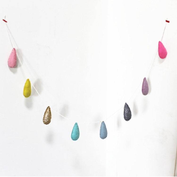 Felt Raindrop Wall Hangings Children Room Children Clothing Store Photography Props