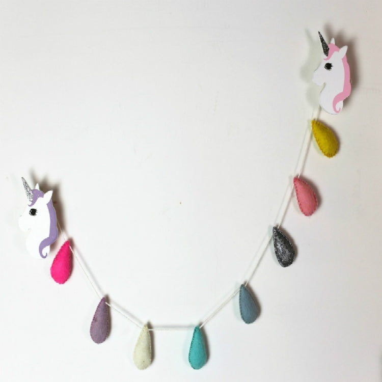 Felt Raindrop Wall Hangings Children Room Children Clothing Store Photography Props