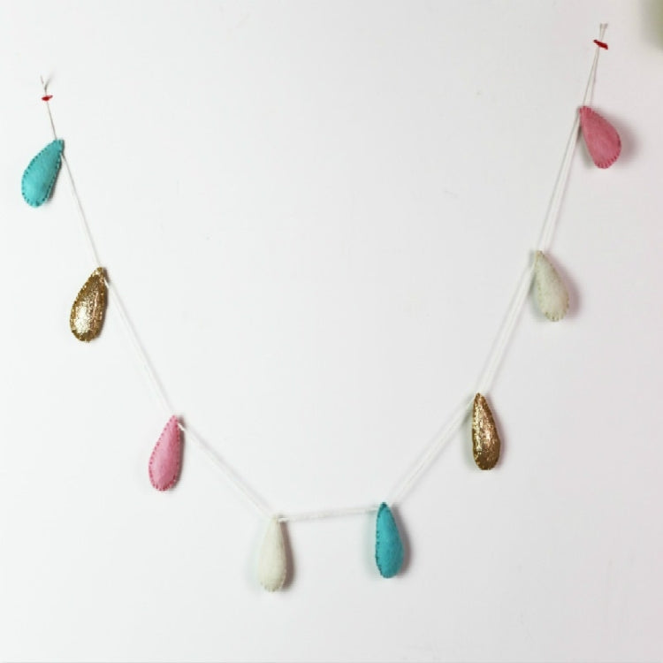 Felt Raindrop Wall Hangings Children Room Children Clothing Store Photography Props