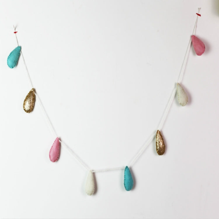 Felt Raindrop Wall Hangings Children Room Children Clothing Store Photography Props