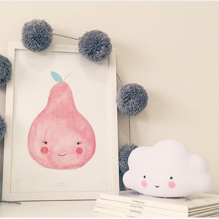 Home Crib Wall With Bow Hair Ball Pendant Hanging Photography Props