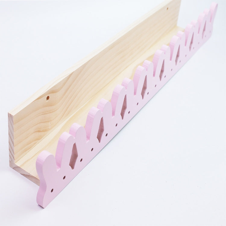 Rabbit Shape Solid Wood Bookshelf Shelf Partition Children Room Children Clothing Store Wall Decoration