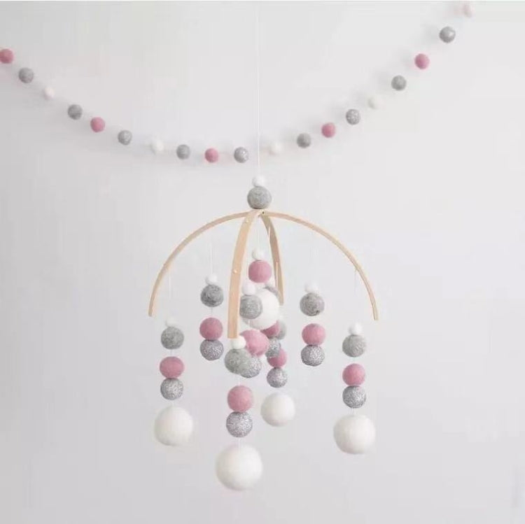 Ball Wind Chime Bed Bell Crib With Children Room Decoration Props Fun Toys, Size: 38x100cm