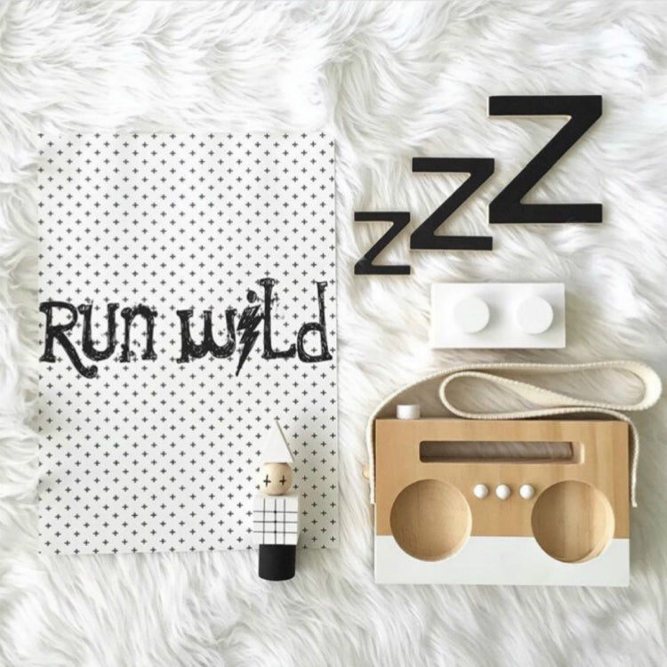 Simple Log Recorder Hanging Children Room Children Clothing Store Decorative Photography Props