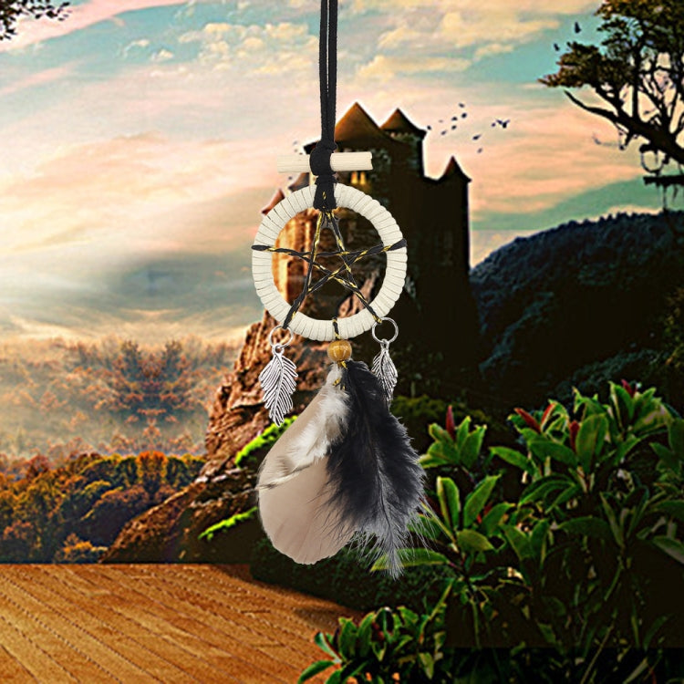 Original Five-pointed Star Feather Dream Catcher