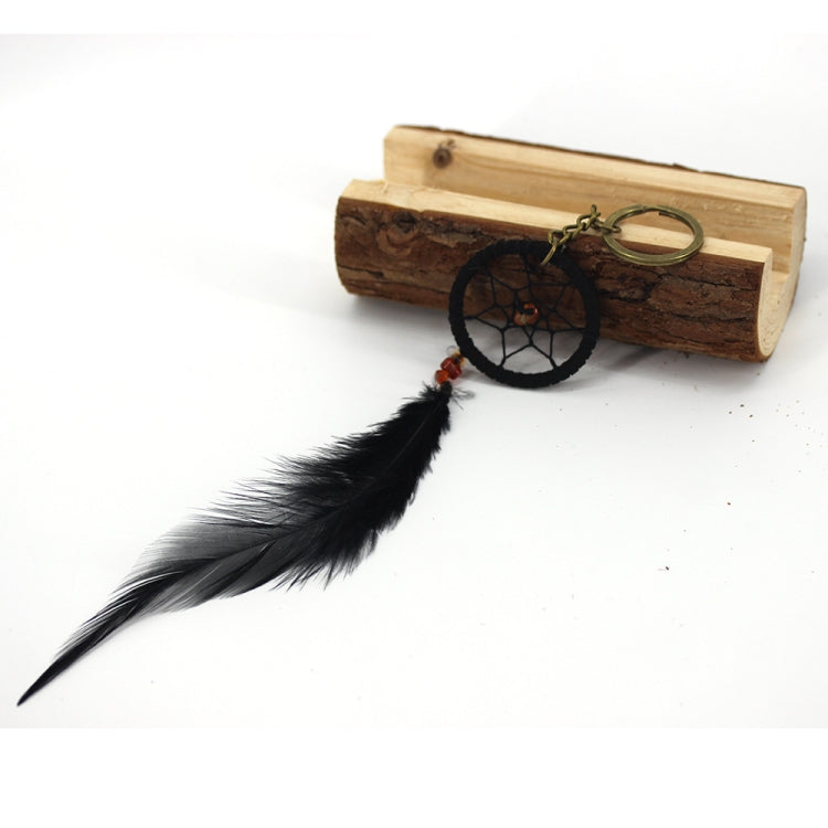Feather Dreamcatcher Charm Keychain Car Pendant