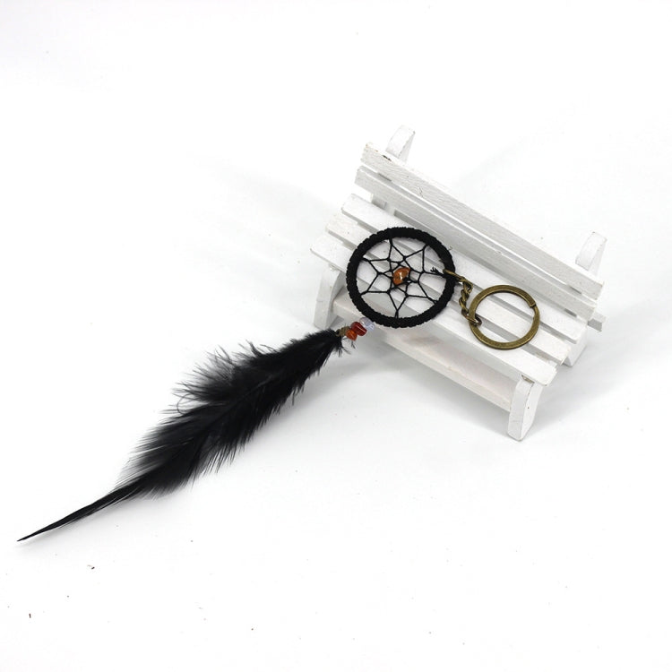 Feather Dreamcatcher Charm Keychain Car Pendant
