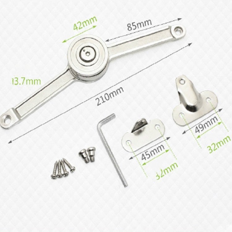Free Stop Cabinet on the Hydraulic Rod Closet Support Cabinet Door Down Folding Gas Pressure Lever