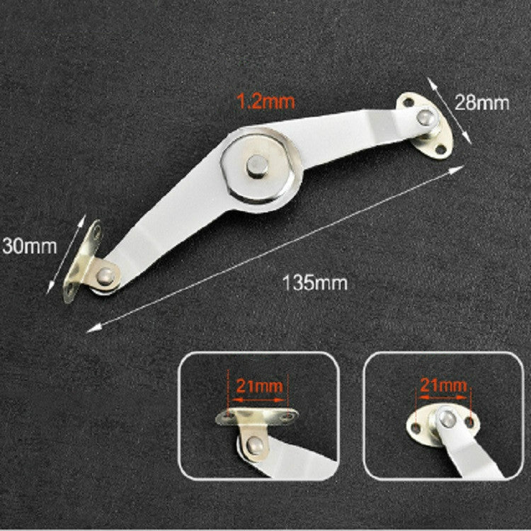Two-folded Strut Folding Lever Door Support Furniture Connector, Specification:5 Inchs Lever