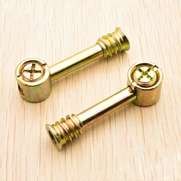 10 PCS Thicken Four-in-one Screw Nut Assembly Wardrobe Bed Hardware Accessories