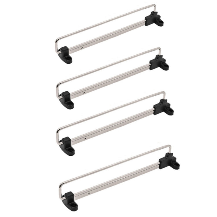Y01B Plastic Head 14 inches Wardrobe Hardware Push-Pull Hanging Rod Clothes Rail