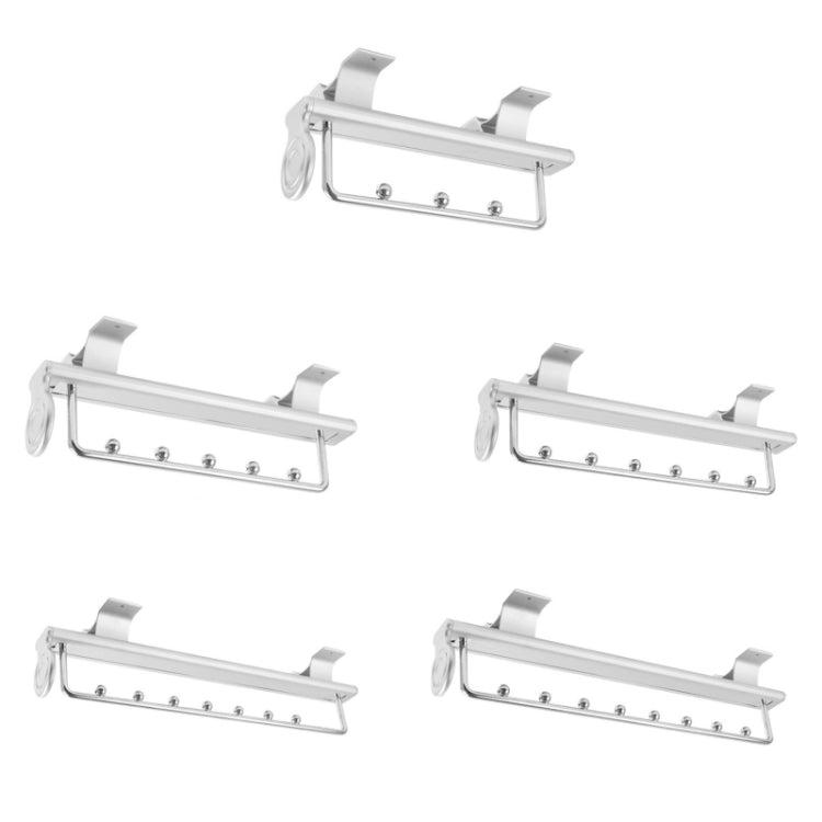 YO5C Monorail 3 Beads Wardrobe Hardware Push-Pull Hanging Rod Clothes Rail
