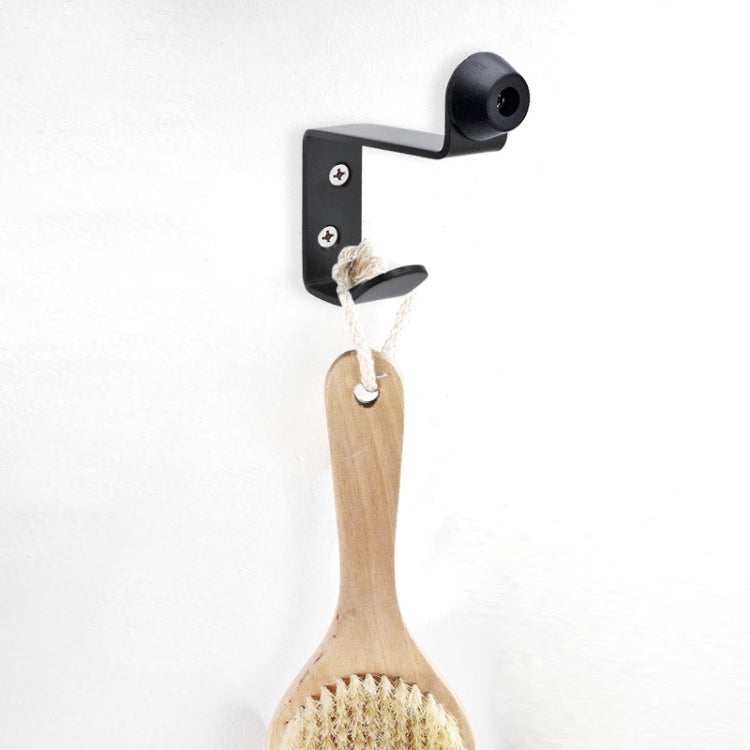 Stainless Steel Rubber Hook, Specification:  Door Top Rack with Hook (Black)