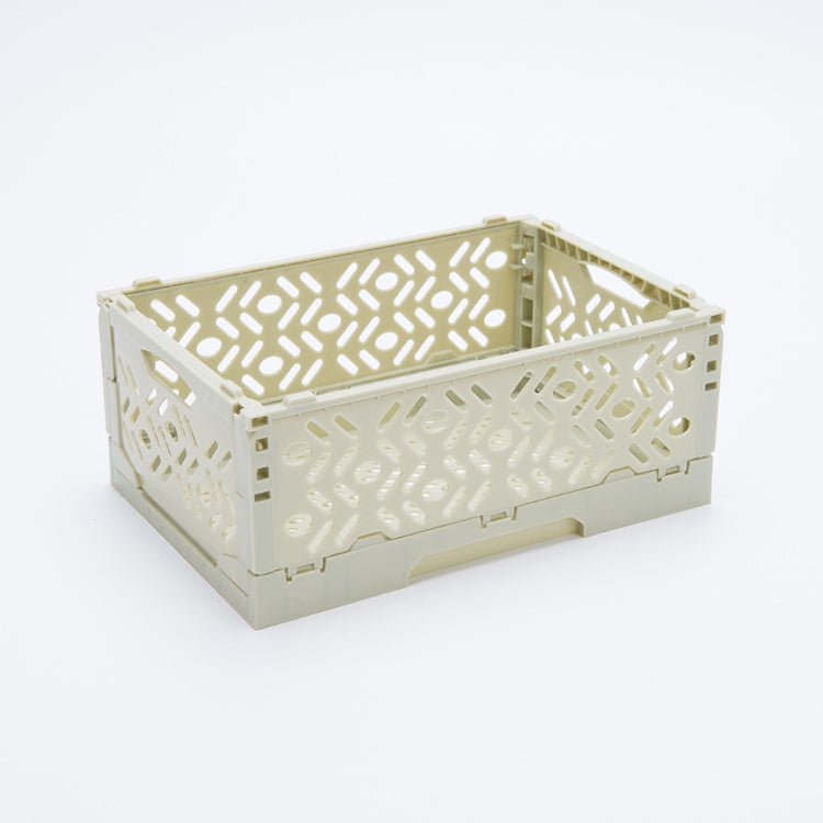 10 PCS Foldable Desktop Debris Storage Box Basket(Green)
