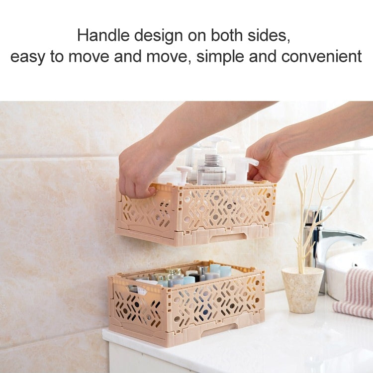10 PCS Foldable Desktop Debris Storage Box Basket(Green)